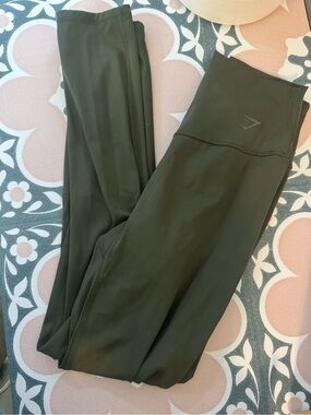 Gymshark Olive Green High-Waist Leggings